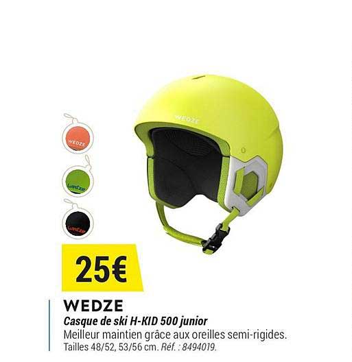 wedze casque de ski h kid 500 junior