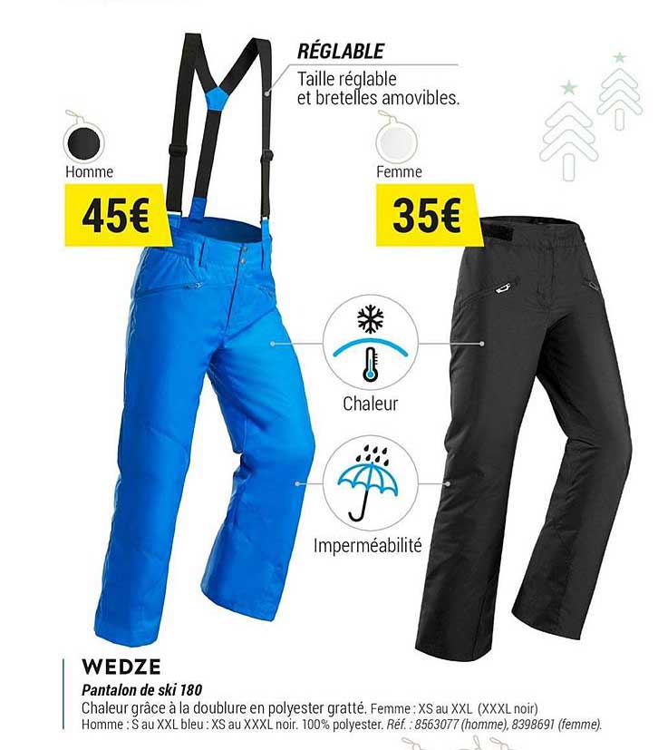 wedze pantalon de ski 180