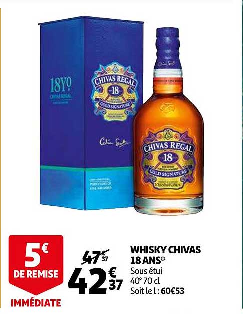 Whisky Chivas 18 Ans