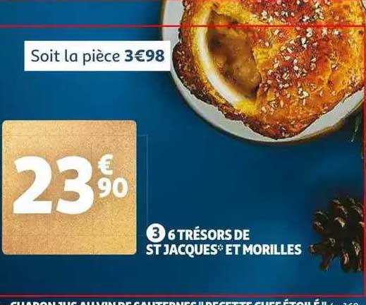 6 trésors de st jacques et morilles