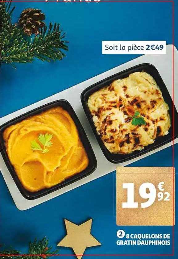 8 caquelons de gratin dauphinois