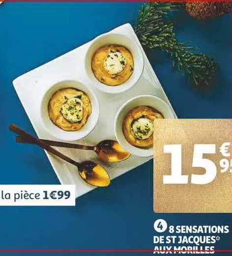 8 sensations de st jacques aux morilles