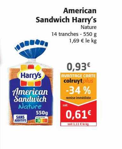 american sandwich harry's