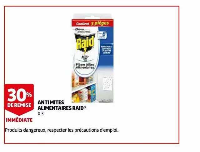 antimites alimentaires raid