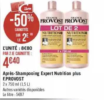 après-shampooing expert nutrition plus f.provost