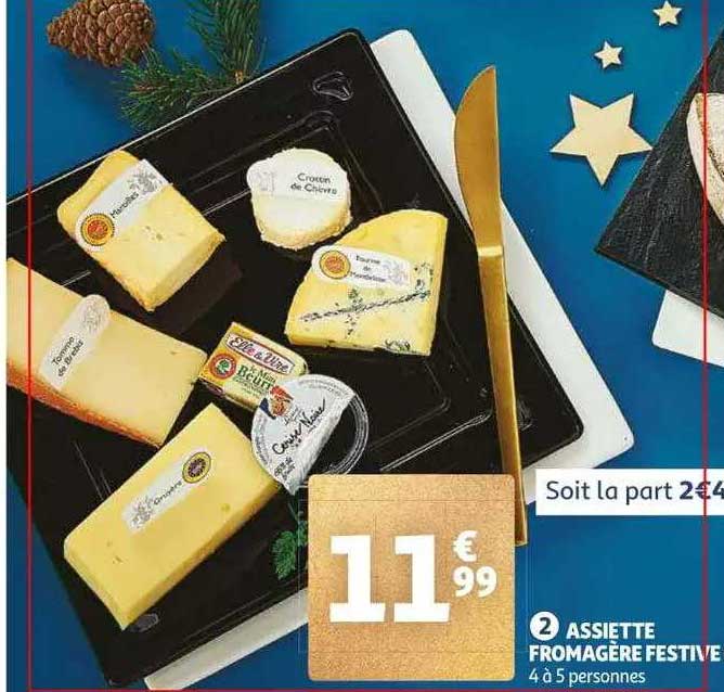 assiette fromagère festive