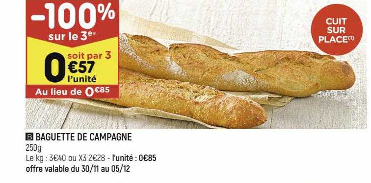 Baguette De Campagne