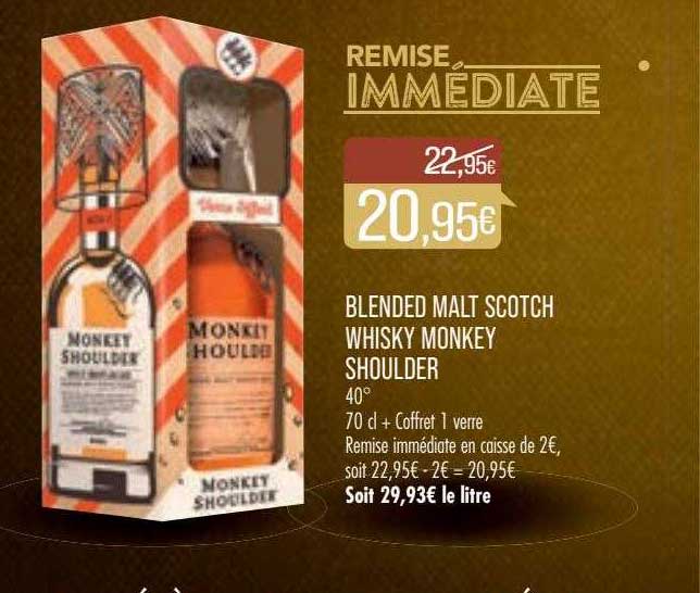 blended malt scotch whisky monkey shoulder