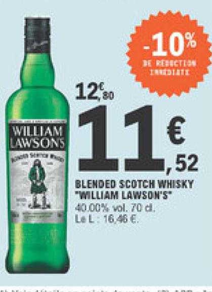 blended scotch whisky "william lawson's"