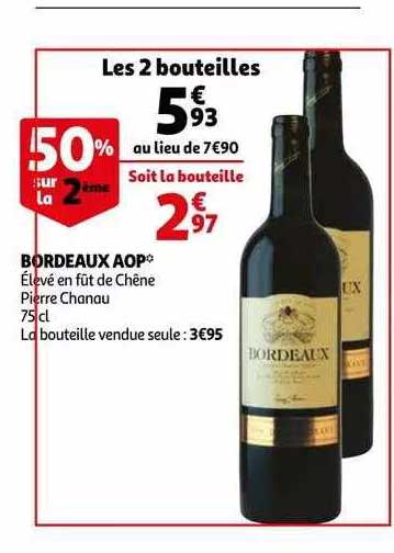 bordeaux aop élevé en fût de chêne pierre chanau