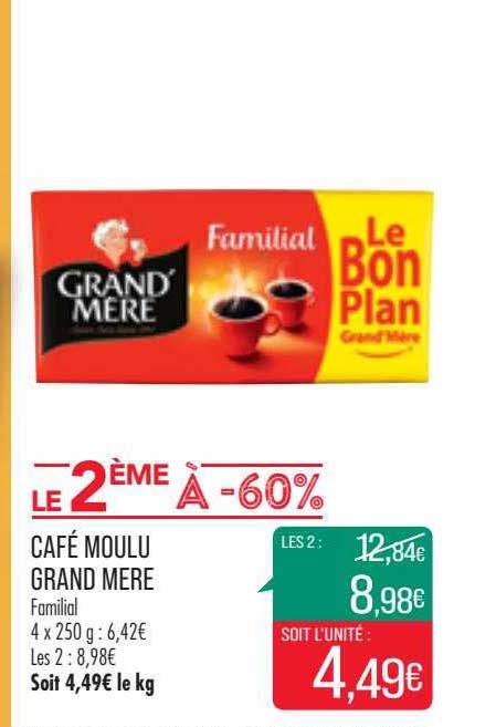 café moulu grand mère