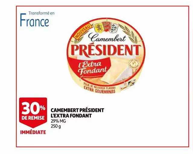 Camembert Président L'extra Fondant