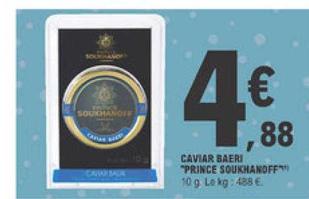caviar baeri "prince soukhanoff"