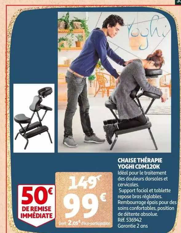 chaise thérapie yoghi cdm120k