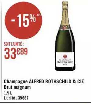 champagne alfred rothschild & cie brut magnum