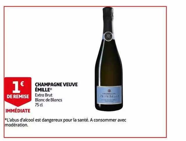 champagne veuve émille extra brut blanc de blancs