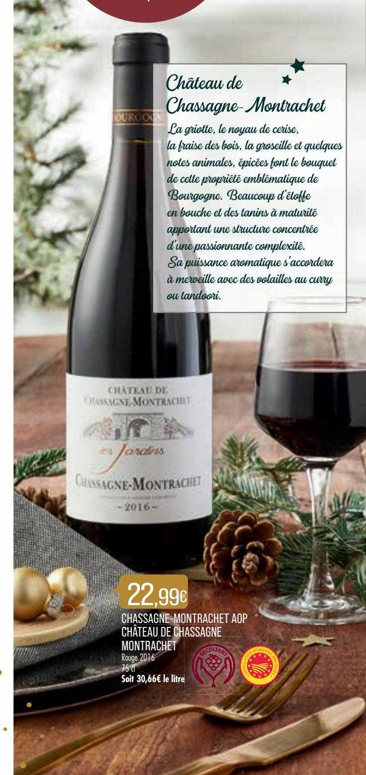 chassagne-montrachet aop château de chassagne montrachet