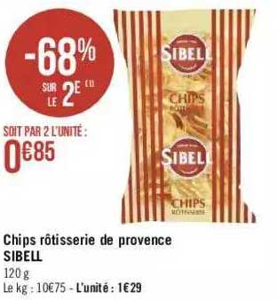 chips rôtisserie de provence sibell