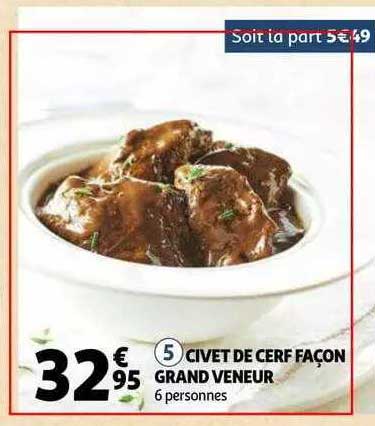 civet de cerf façon grand veneur