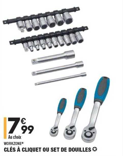Clés à Cliquet Ou Set De Douilles Workzone