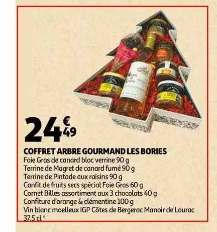 coffret arbre gourmand les bories