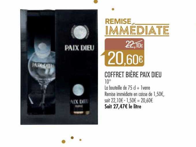 coffret bière paix dieu
