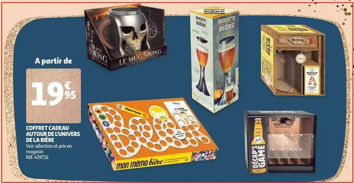 coffret cadeau autour de l'univers de la bière
