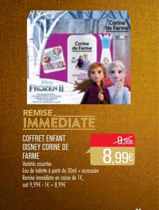 coffret enfant disney corine de farme