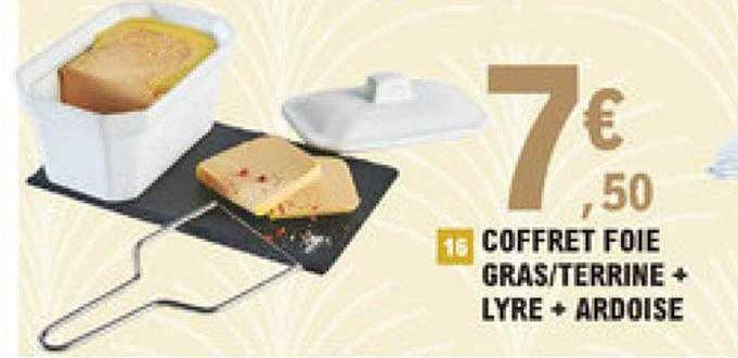 coffret foie gras - terrine + lyre + ardoise