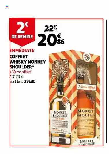 coffret whisky monkey shoulder