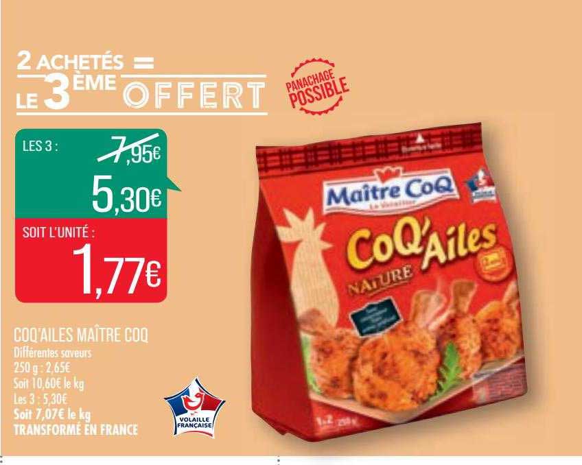 coq'ailes maître coq