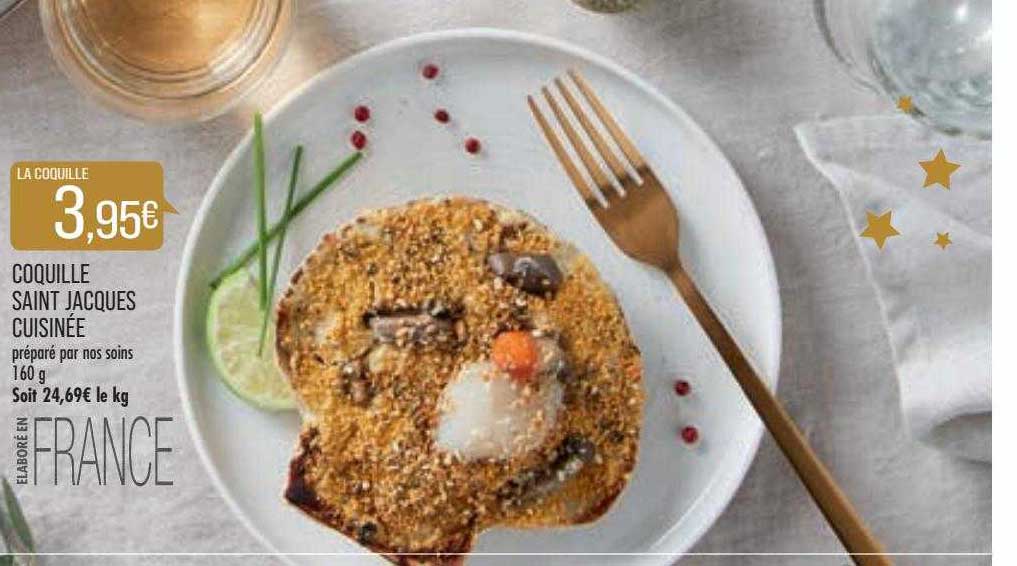 coquille saint jacques cuisinée