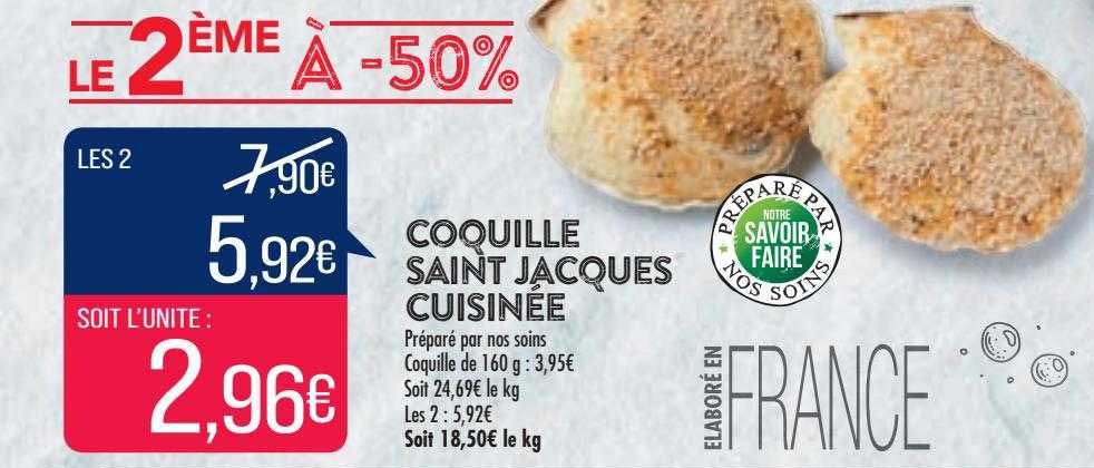 coquille saint jacques cuisinée