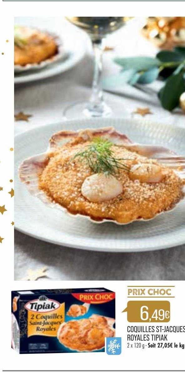 coquilles st-jacques royales tipiak