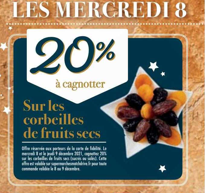 corbeilles de fruits secs