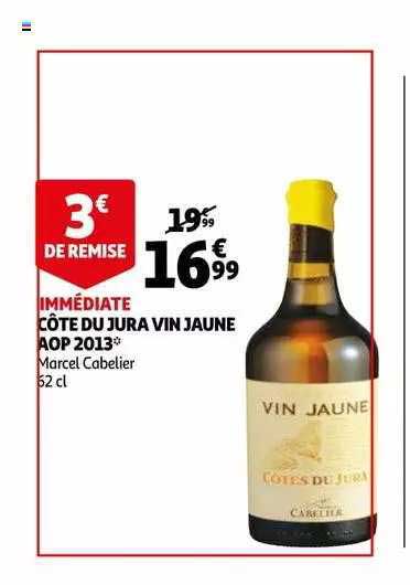 côte du jura vin jaune aop 2013 marcel cabelier