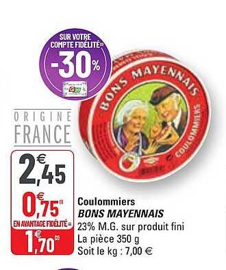 coulommiers bons mayennais