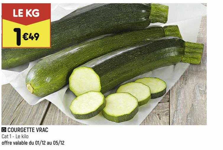 Courgette Vrac