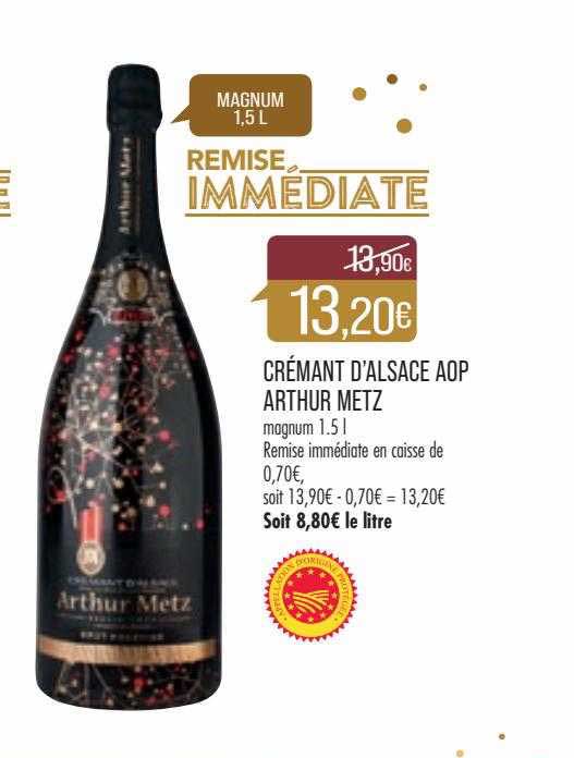 crémant d'alsace aop arthur metz