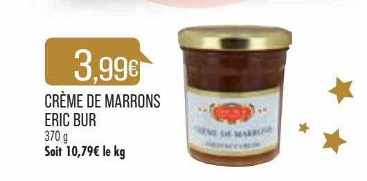 crème de marrons éric bur