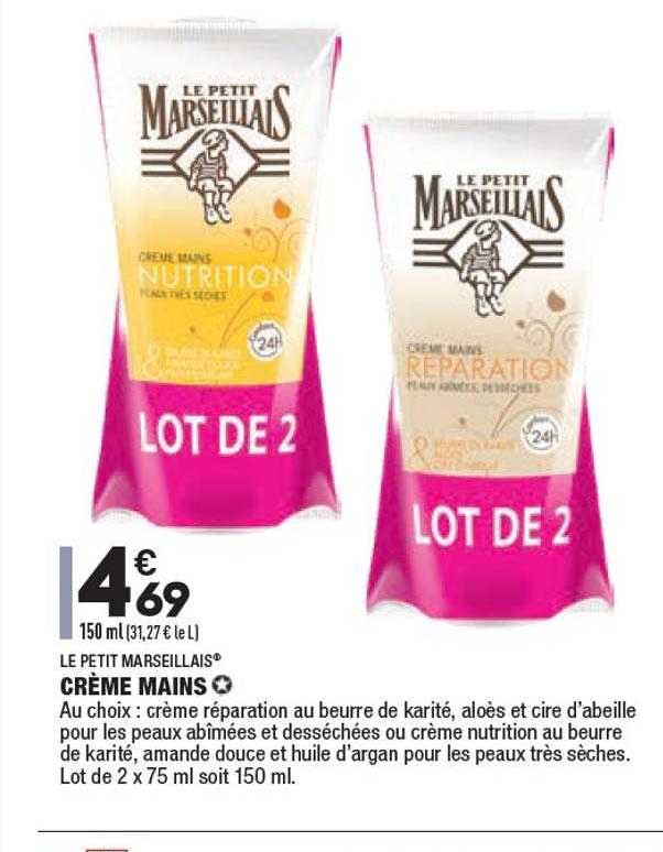 Crème Mains Le Petit Marseillais