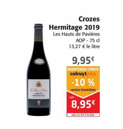 Crozes Hermitage 2019 Les Hauts De Pavières