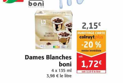 dames blanches boni