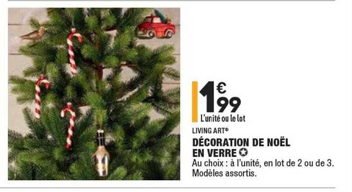 Décoration De Noël En Verre Living Art