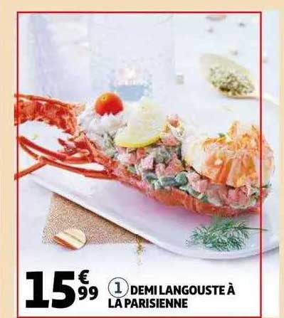 demi langouste à la parisienne