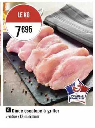 Dinde Escalope à Griller