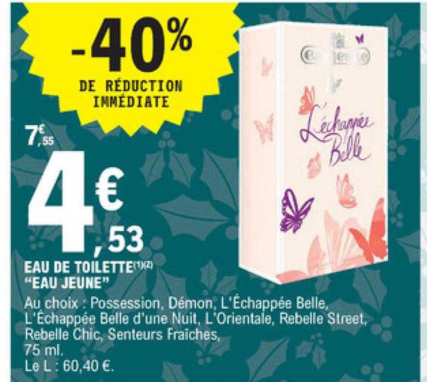 Eau De Toilette "eau Jeune"