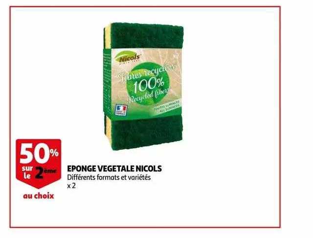 éponge végétale nicols