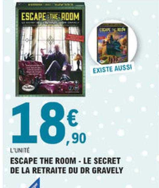 escape the room - le secret de la retraite du dr gravely