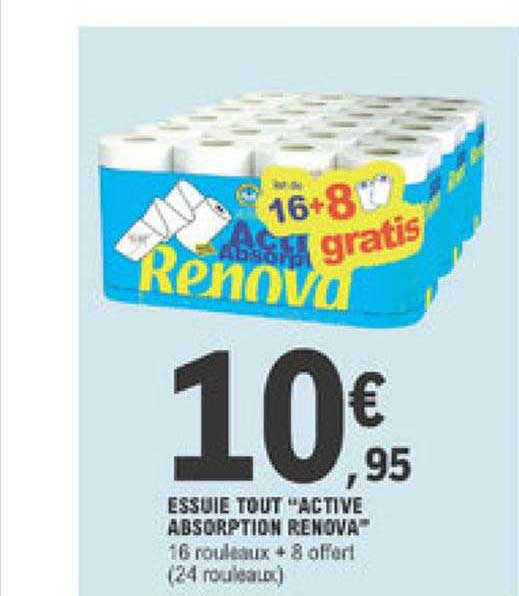 essuie tout "active absorption renova"